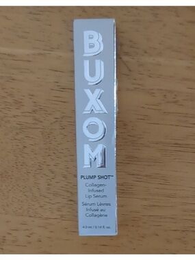 Buxom Plump Shot Collagen Infused Lip Serum in Filler (Clear) New